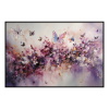 Fancy Artwork Canvas Wall Art :Delicate Petals Soft Pinks Purples Dance - Photo