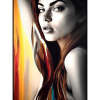 Fancy Artwork Canvas Wall Art :Pure Beauty Woman - Photo