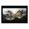 Fancy Artwork Canvas Wall Art :Golden Butterfly Effect - Photo