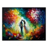 Fancy Artwork Canvas Wall Art :Love in Bloom Painting - Photo