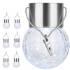 Lumina Press Lumina Hanging Solar Powered Lanterns - 6 Pack Photo