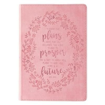 Photo of Christian Art Gifts Inc Journal: I Know the Plans in Pink - Jeremiah 29:11