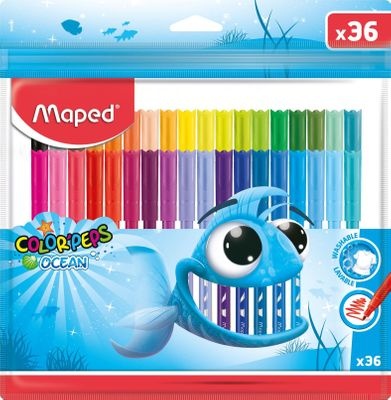Photo of Maped Color'Peps Washable Felt Tip Pens - Ocean