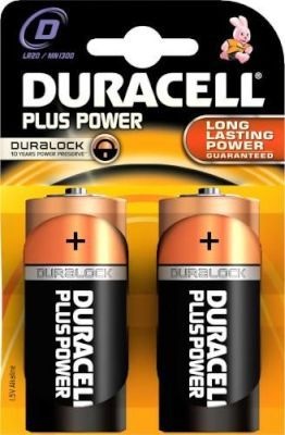 Photo of Duracell Plus Power D Size Alkaline Batteries with Duralock