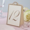 Ginger Ray Love Struck - Table Numbers Ivory and Gold Photo