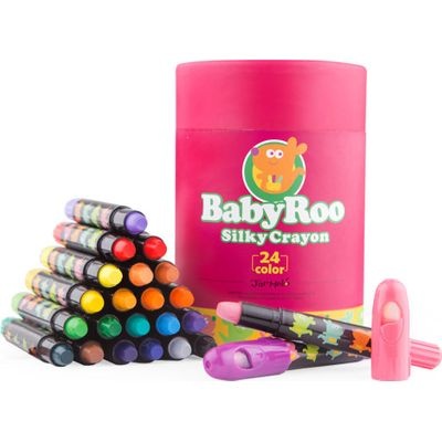 Photo of JarMelo Baby Roo Silky Washable Crayons: 24 Crayons