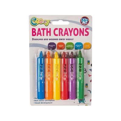 Photo of Classic Bath Crayons Children Bath Toys BPA Free 6 Piece 3 Pack