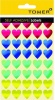 Tower Hearts Mixed Metallic Labels Photo