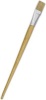 Treeline Long Handle Synthetic Flat Paint Brush Photo