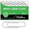 Treeline Silver Wavy Gemclips Photo