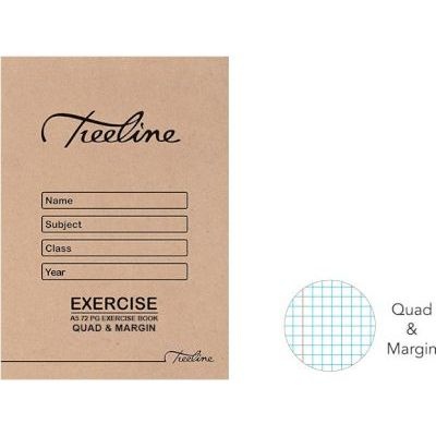 Photo of Treeline Quad and Margin Exercise Book - Quad & Margin