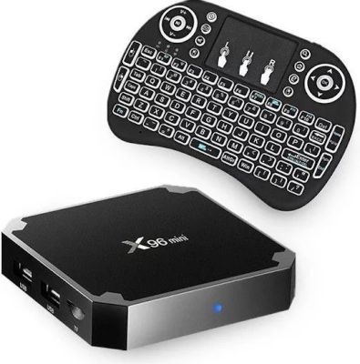 Photo of X96 Mini Media Player with Mini Backlit Keyboard Combo