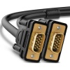 Ugreen 11673 VGA cable 1 m Black - F/F PVC Photo