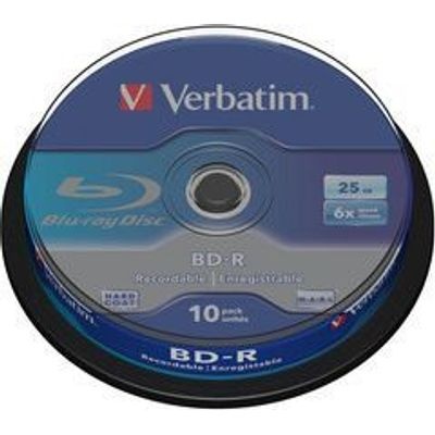 Photo of Verbatim Hard Coat 6x BD-R SL 25GB 10 Pack on Spindle