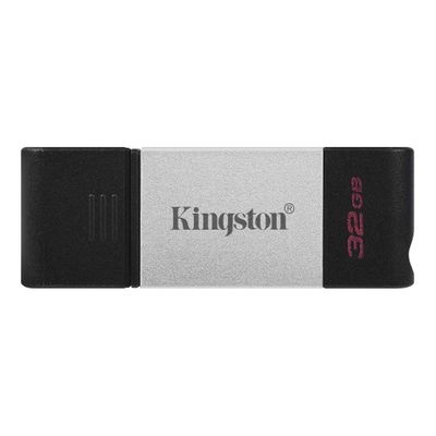 Photo of Kingston Technology DataTraveler 80 USB flash drive 128GB Type-C 3.2 Gen 1 (3.1 Black Silver 128GB 42.2 x 15 6.7mm