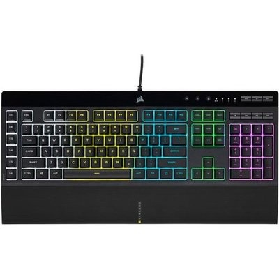 Photo of Corsair K55 RGB PRO keyboard USB QWERTY English Black 2.0 Type-A 1000 Hz
