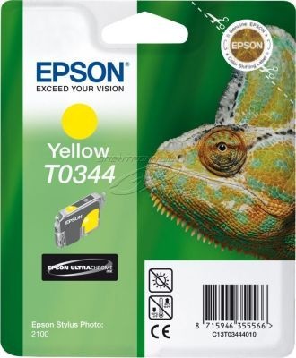 Photo of Epson T0344 Yellow Ink Cartridge