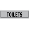 Tower Aluminum Anodised Sign - Toilets Photo