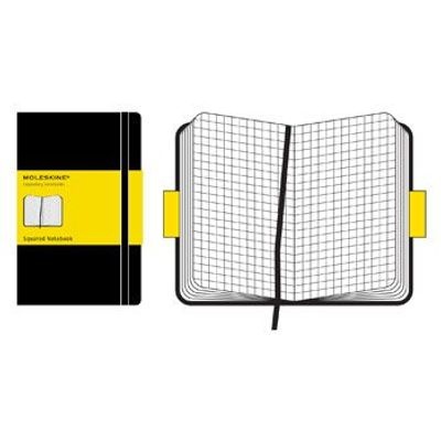 Photo of Moleskine Squared Notebook - 13x21cm - Hard Cover - 240 pages - Black
