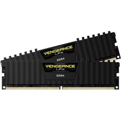 Photo of Corsair CMK32GX4M2A2666C16 Vengeance DDR4 LPX Desktop Memory Kit with Black Low-Profile Heatsink & 2 x Vengence Airflow