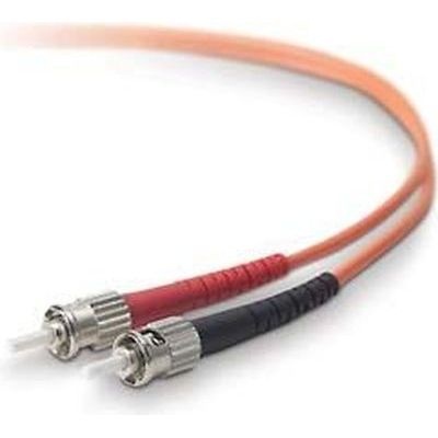 Photo of Belkin Cable/Patch Multi Mode ST Duplex 1m fibre optic cable Orange