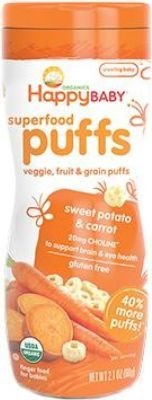 Photo of Happy Baby Superfood Puffs - Sweet Potato & Carrot