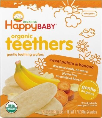 Photo of Happy Baby Organic Teethers - Banana & Sweet Potato