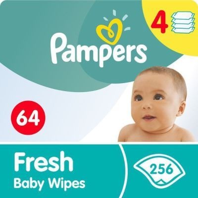 Photo of Pampers Baby Wipes Fresh 4's