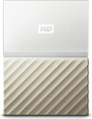 Photo of Western Digital My Passport Ultra external hard drive 2000GB Gold White HDD EXT Pass 2TB USB