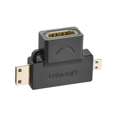 Photo of Ugreen 2-in-1 Micro HDMI and Mini HDMI Male to Female Adapter