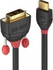 Lindy 36270 0.5m HDMI Type A DVI-D Black video cable adapter - DVI-D 0.5m Photo