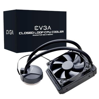 Photo of EVGA 400-HY-CL11-V1 liquid cooling Processor 1800 rpm 32.1 dB 120 x 25mm Black