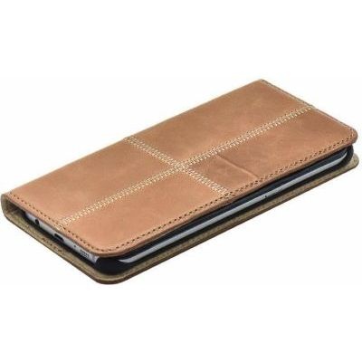 Photo of Tellur Book Case Magnetic Genuine Leather Patch for Samsung S7 Brown