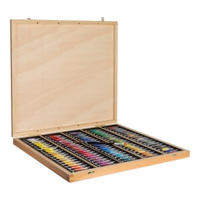 Photo of Sennelier Watercolour Wooden Box Set of 98 x 10ml Tubes