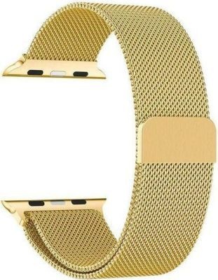 Photo of Linxure 38mm Milanese Apple Watch Replacement Strap - Gold