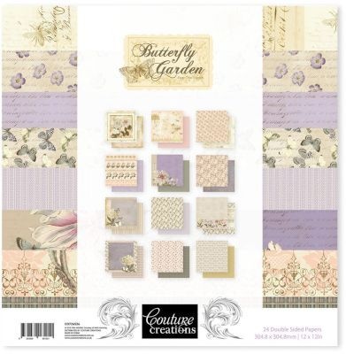 Photo of Couture Creations Paper Pad Butterfly Garden