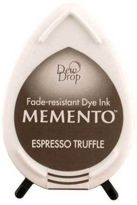 Photo of Tsukineko Memento D.Drop Ink Pad - Espresso Truffle - Water-Based Ink