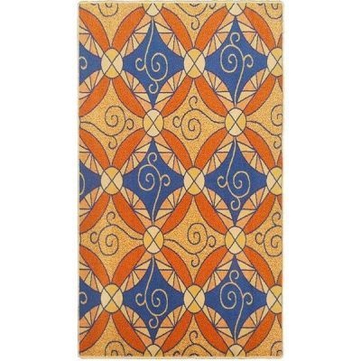 Photo of Unbranded Orange and Blue Wool Pattern Rugs Home Theatre System