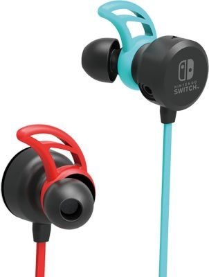 Photo of Hori Earbuds Pro Headset Ear-hook In-ear Blue Red Gaming for Nintendo Switch