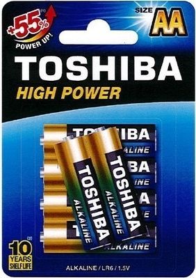 Photo of Toshiba AA High Power Alkaline Batteries