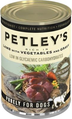 Photo of Petleys Petley's Lamb with Vegetables and Gravy - Tinned Dog Food - Dog Food - Chunk & Gravy