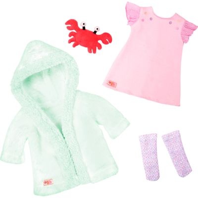 Our Generation Deluxe Mermaid Nightdress Outfit Seaside Dreaming