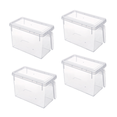 Maisonware Transparent PP Storage Box Set of 4