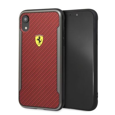 Photo of Ferrari - Printed Carbon Effect iPhone XR Red