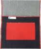 Bantex Chairbag 38 Cm With Pocket. Denim With Red Trim. Photo