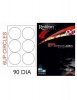 Redfern L6UPDIA Multi-Purpose Inkjet-Laser Labels - 90mm Diameter Photo