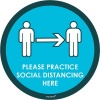 Tower Decal - Practice Social Distancing Photo