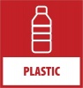 Tower Recycle Bin Decal - Plastic Photo