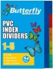 Butterfly A4 140 Micron PVC Index Dividers - 5 Tab Photo
