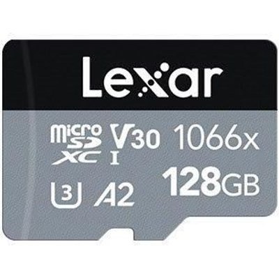 Photo of Lexar 128GB Professional Silver Series 1066x UHS-I microSDXC Memory Card - with SD Adapter